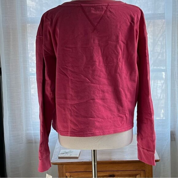 🆕 Tommy Hilfiger Sport Women’s Fuschia Sweatshirt size M - Picture 4 of 12